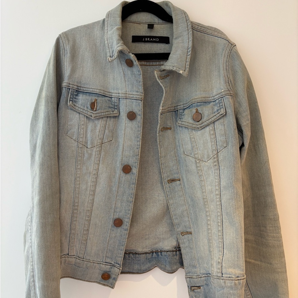 J Brand Light Blue Denim Jacket, size XS